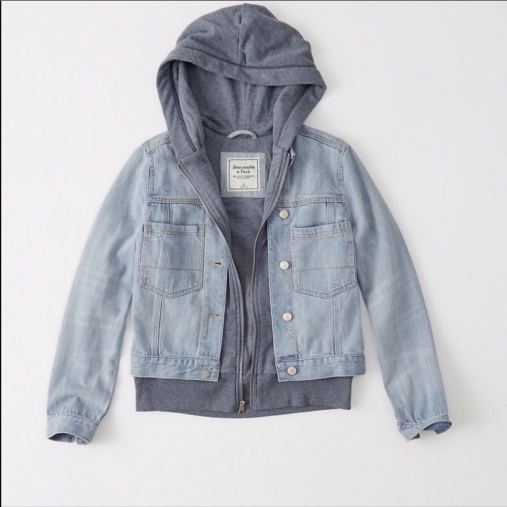ABERCROMBIE DENIM TWOFER JACKET